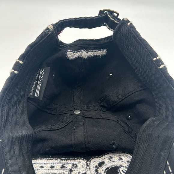 Vtg Y2K San Francisco California Embroidered Yukon Strap Distressed Baseball Hat - Picture 11 of 14